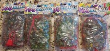Vintage 100 Piece Marble Set Bag Of Unopened Marbles AE-91