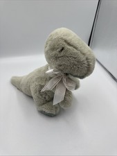 Snug Green Dinosaur Dino plush Super Soft Stuffed Animal Lovey 11 Baby Toy