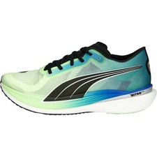 Puma Deviate Nitro Elite 2 Mens Running Shoes Green Lightweight Racing Trainers