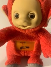 Teletubbies - PO - Scooter Plush Stuffed Animal Soft Toy - Red - 2002 - 7