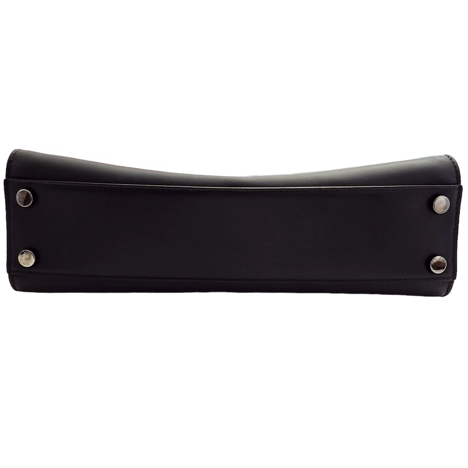 KHIRMA Eliazov Oxy Cuero Lagarto Serpiente Cartera Bolso de Hombro Monedero Negro Azul Foto 4 de 4