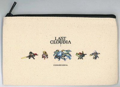 Happy Chunk Gacha Last Cloudia 2nd Flat Pouch Set of 5 A-01 Compact Bag