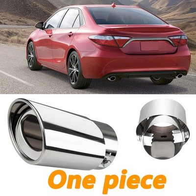Car Exhaust Tail Pipe Muffler Tip Throat Tailpipe Fit 1.5-2.3'' For Toyota Camry