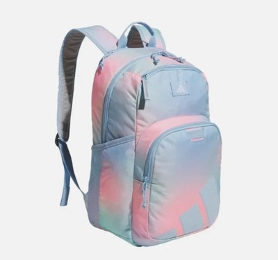 Adidas Midway Youth Soft Shell Backpack Blue Fits 15  Laptop