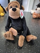 PG Tips Monkey Plush Soft Toy ~ 8" ~ TV Advertising ~ Brooke Bond ~ With Tag