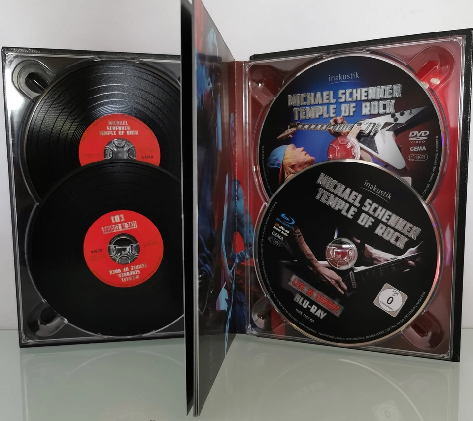 Michael Schenker, Temple Of Rock – Live In Europe, Hardback Book Set - Bild 3 von 4