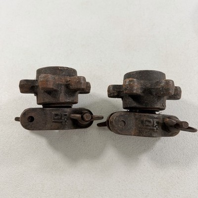Vintage DP 1'' Barbell Spin Lock Weight Collars DIVSIFIED PRODUCTS 1980's-90's