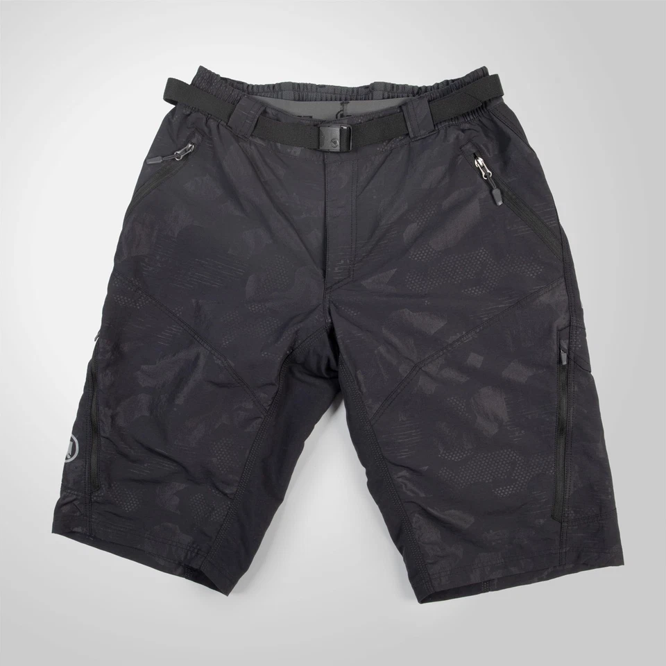 Mens Hummvee Mountain Bike Baggy Cycling Short with Liner Black Camo, Medium - Image 4 of 4