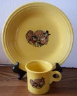 Fiesta Turkey Day Fiestaware Thanksgiving PLATE AND Tea/ Coffee Cup