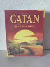 CATAN Board Game CN3071 Classic Red Box Trade Build Settle Strategy Game