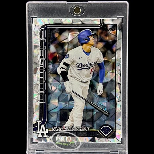 SHOHEI OHTANI CRACKED ICE REFRACTOR RARE INVESTMENT CARD TOPPS SP DODGERS MINT