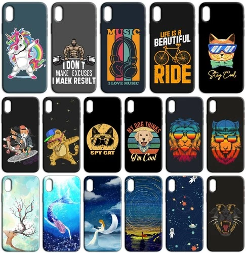 Soft TPU back case cover for XIAOMI REDMI 9A N8 pattern