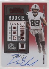 2020 Panini Contenders RPS Variation FOTL Red Zone Bryan Edwards #130 Auto 0s9t