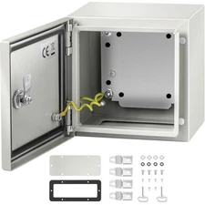 Steel Electrical Box Electrical Enclosure Box 8 x 8 x6'' Carbon Steel IP65