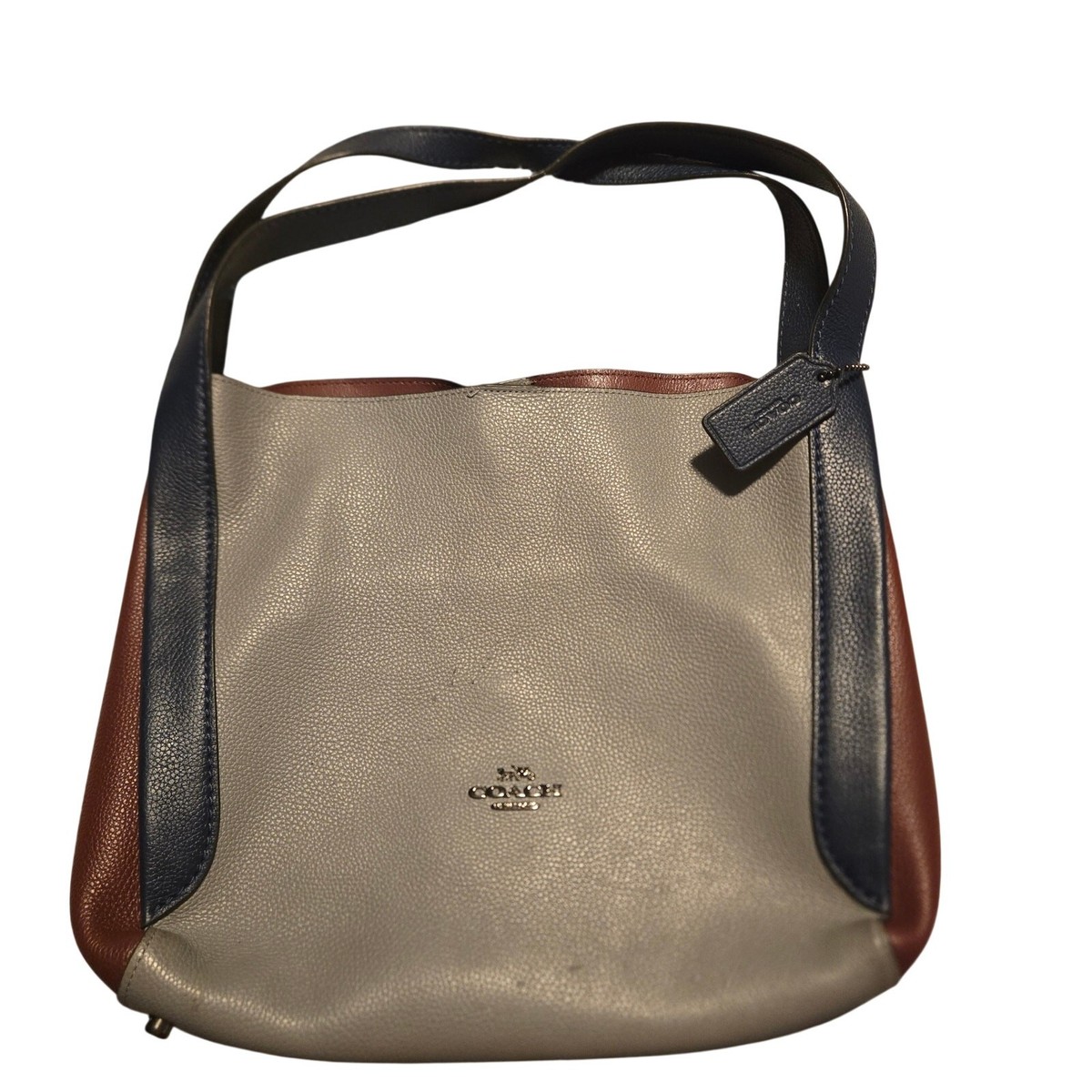 Coach Hadley Hobo bag in a colorblock leather design | eBay