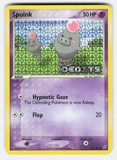 Pokemon TCG Spoink Deoxys 76/107 Common Reverse Holo NM