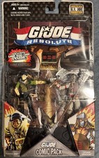 G.I. Joe Resolute 25th Anniversary Tunnel Rat Storm Shadow Figure Comic 2 Pack