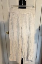 Sienna Sky Women's Palazzo Pants Size M Pockets Elastic Waist Tan