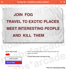 Authentic Forward Observations Group 'Join FOG' Flag DEVGRU SOF ONE7SIX SUPDEF