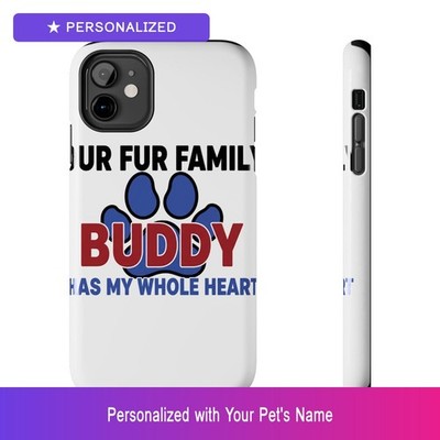 Custom Dog Pet Family Phone Case Personalized Name iPhone Samsung Galaxy