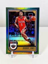 2022-23 PANINI HOOPS HERBERT JONES GREEN /99 NEW ORLEANS PELICANS