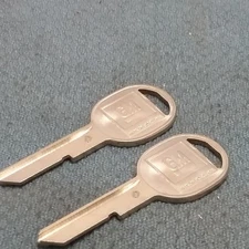 QTY 2 NEW GENERAL MOTORS D KEY BLANK
