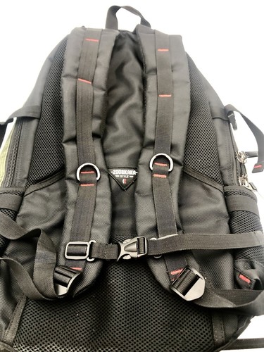 KAKA Backpack 2008 Style Black Hiking Travel Laptop Unisex Adults Green Black V - Picture 7 of 12