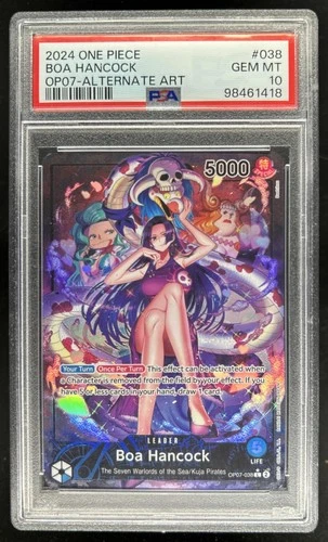 2024 One Piece 500 Years in the Future Boa Hancock Alt Art #OP07-038 PSA 10