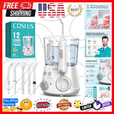 #ad Advanced Water Flosser for Teeth: 2 Modes amp; 12 Pressure Settings Electric Den... $68.79