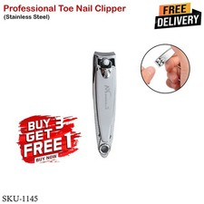 Pro Fingernail Clippers Professional Stainless Steel Sharp Cutter Nail File
