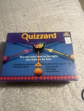 QUIZZARD Electronic Trivia Board Game 1988 Quiz Random House -