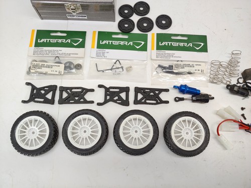 *RARE* Vintage Vaterra Kalahari 1/14 Rally Car Roller w/ ESC, Servo, Tires, Part - Picture 3 of 21