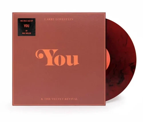 Larry Lovestein & The Velvet Revival - You 10" Vinyl EP (Red Swirl) Mac Miller - product listing photo