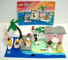 Vintage LEGO Paradisa 6410 Cabana Beach Complete Set & Manual - One Sub - 1994