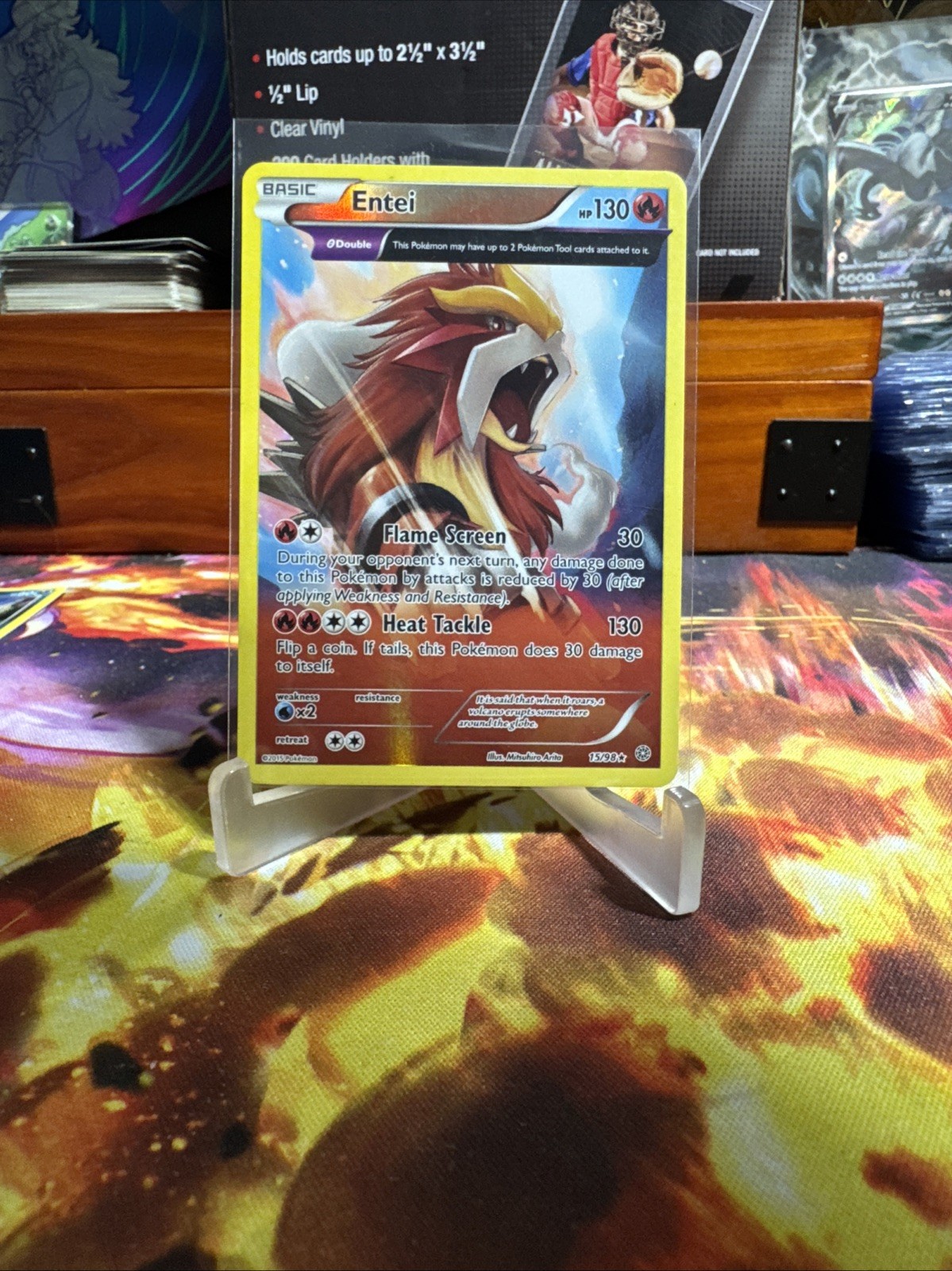 Entei 15/98 Ancient Origins Reverse Holo Rare Pokemon Card Pokémon TCG - LP