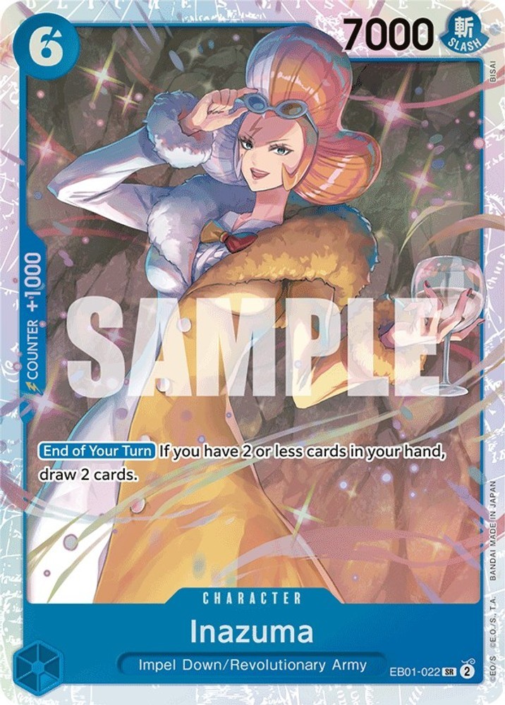One Samurai Card One Piece Card Game Inazuma EB01-022 Extra Booster: Memorial Collection ...