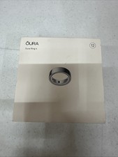 Oura Ring Gen 4 Size 12 Silver/argente NEW INBOX NEVER OPENED Seal Box