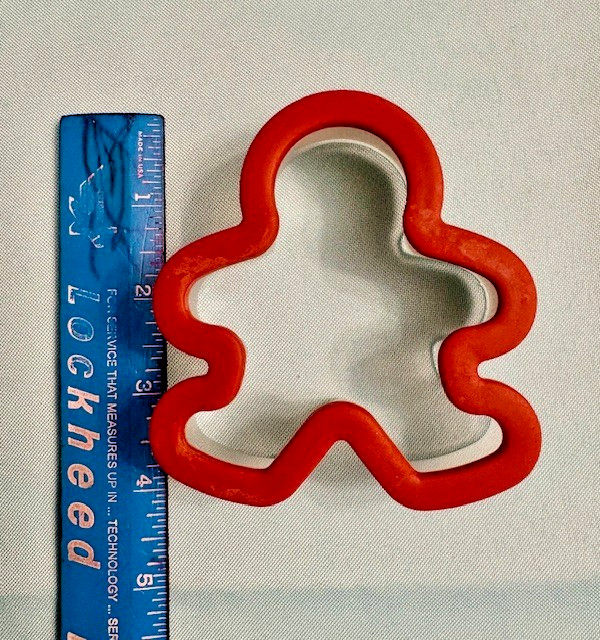 Gingerbread Man Boy Comfort Grip 4" Cookie Cutter by Wilton Christmas/Birthday