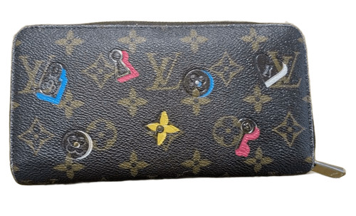 Louis Vuitton Monogram Lovelock Zippy Long Wallet Brown Used