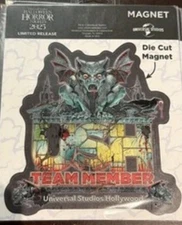 Universal Studio Hollywood Team Member USH Magnet HALLOWEEN HORROR NIGHTS 2025