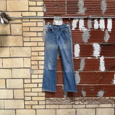 Vintage Levi  s 517 Orange Tab Jeans 28x31 70s USA Bootcut Flare Denim Talon