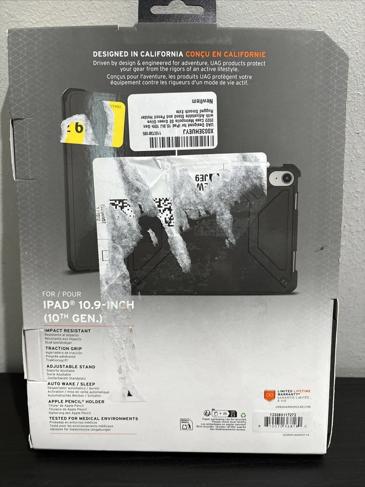 Urban Armor Gear (UAG) METROPOLIS SE FOLIO Case for Apple iPad 10.9" - Olive - Image 2 of 4