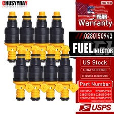 8x New Upgrade Fuel Injectors For Ford 5.0 5.8 302 351w Bronco F150 F250 F350 8x New Upgrade Fuel Injectors For Ford 5.0 5.8 302 351w Bronco F150 F250 F350