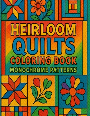 Heirloom Quilts Coloring Book: Monochrome Patterns for