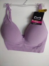 MaidenformSEAMLESS LIFT T-shirt Bra Wireless Convertible Size M LAVENDER NEW WI