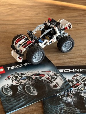 LEGO 8262 Quad Bike Technic nicht ganz vollständig + 2 Beschreibungen