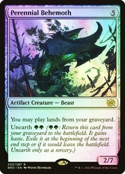 Perennial Behemoth - Foil - The Brothers' War #202/287
