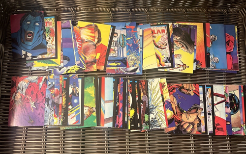 Valiant Comics UNITY 1992 set completo 90 carte collezionabili base il tempo non è assoluto