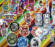 vtg 1990s 2000s Hook-Ups skateboard sticker - transitional mid 2000s