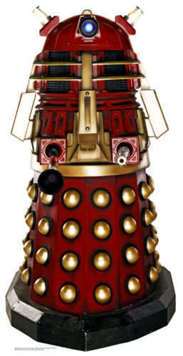 THE SUPREME DALEK (RED) DOCTOR DR WHO LIFESIZE CARDBOARD CUTOUT STANDEE STANDUP